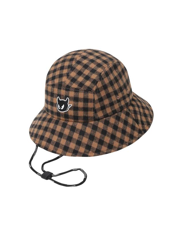 왁 [WAAC] Women Pattern Bucket Hat WGRCX25712BRL 착용컷