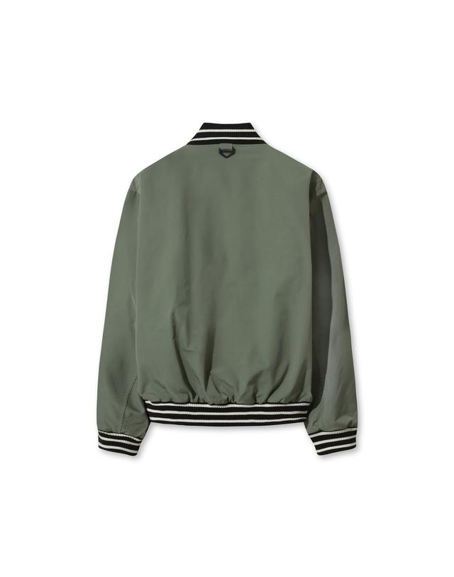 왁 [WAAC] Men Padded Varsity Jacket WMUAW25706GRD 착용컷