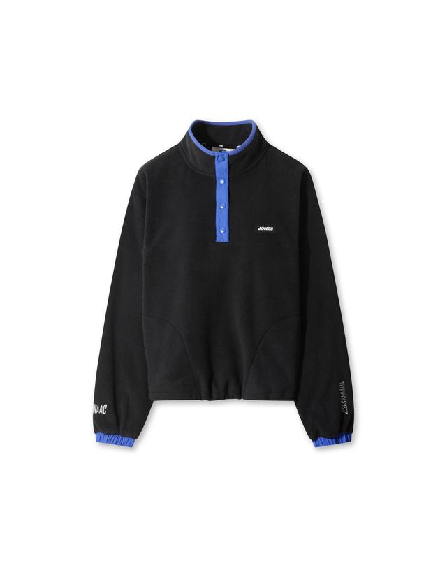 왁 [WAAC] [JONES] Women’s Polartec Retro Fleece Pullover WWTBW25771BKX 착용컷