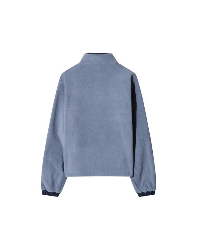 왁 [WAAC] [JONES] Women’s Polartec Retro Fleece Pullover WWTBW25771BUL 착용컷