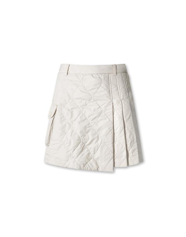왁 [WAAC] Women Wedge padded wrap skort WWKCW25706IVX 착용컷