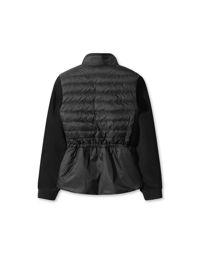 왁 [WAAC] Women Shirring hybrid jacket WWUAW25711BKX 착용컷