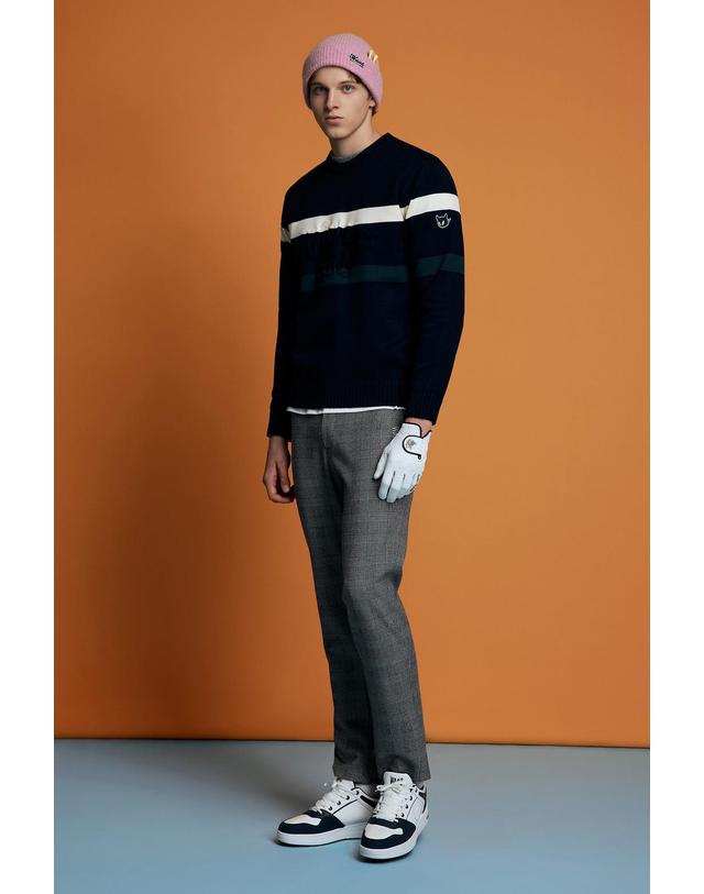 왁 [WAAC] Men TR Check Patterned Pants WMPNW25705GYD 착용컷