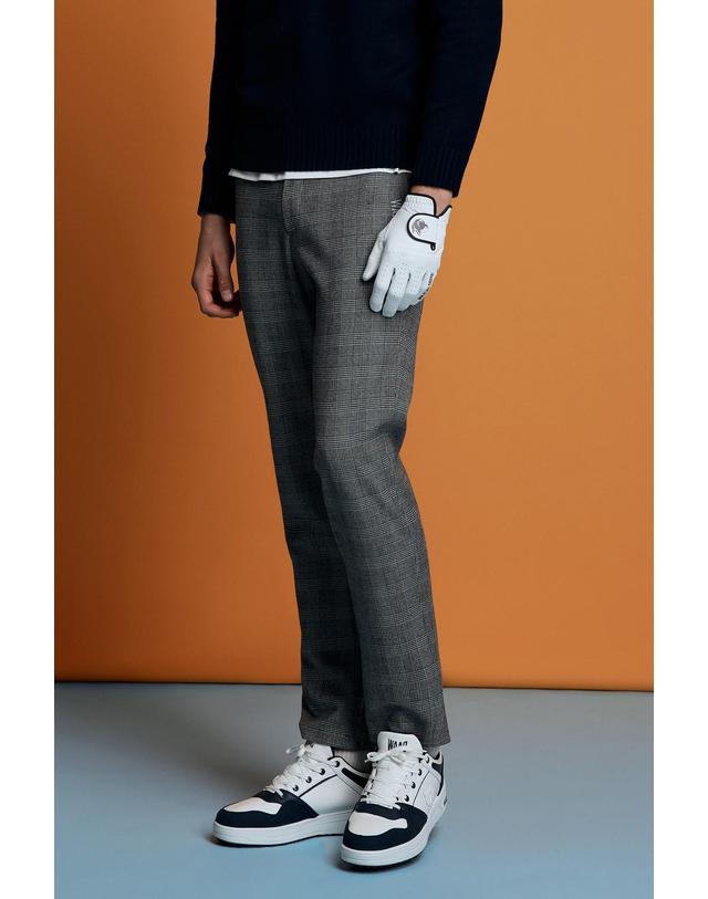 왁 [WAAC] Men TR Check Patterned Pants WMPNW25705GYD 착용컷