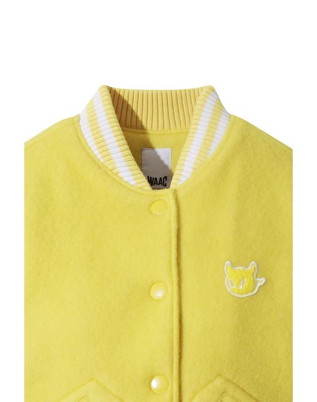 왁 [WAAC] Women Varsity jumper WWUAW25707YEX 착용컷