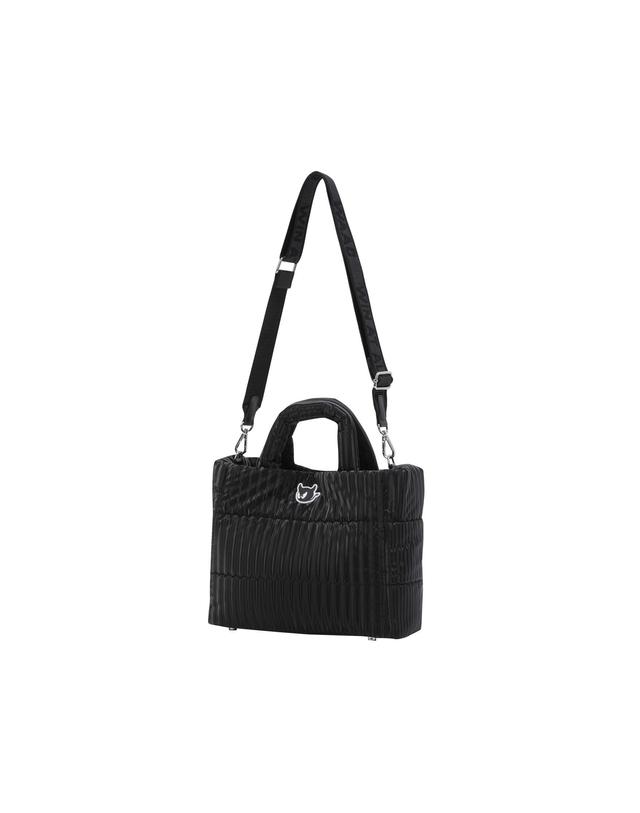 왁 [WAAC] Women Padding Bag WGBAX25710BKX 착용컷