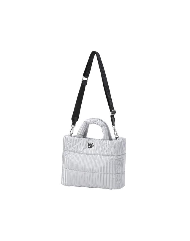 왁 [WAAC] Women Padding Bag WGBAX25710SVX 착용컷
