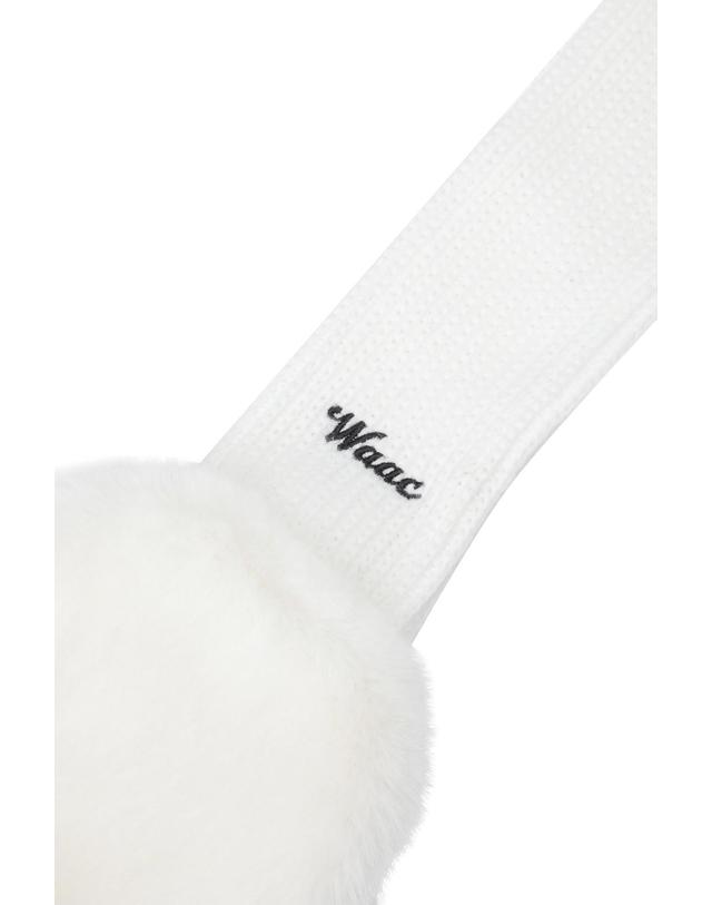 왁 [WAAC] Women Ribbon Fur Ear Warmer WGGJX25775WHX 착용컷