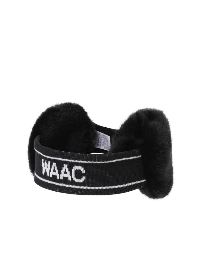왁 [WAAC] Women Fur Ear Warmer WGGJX25774BKX 착용컷