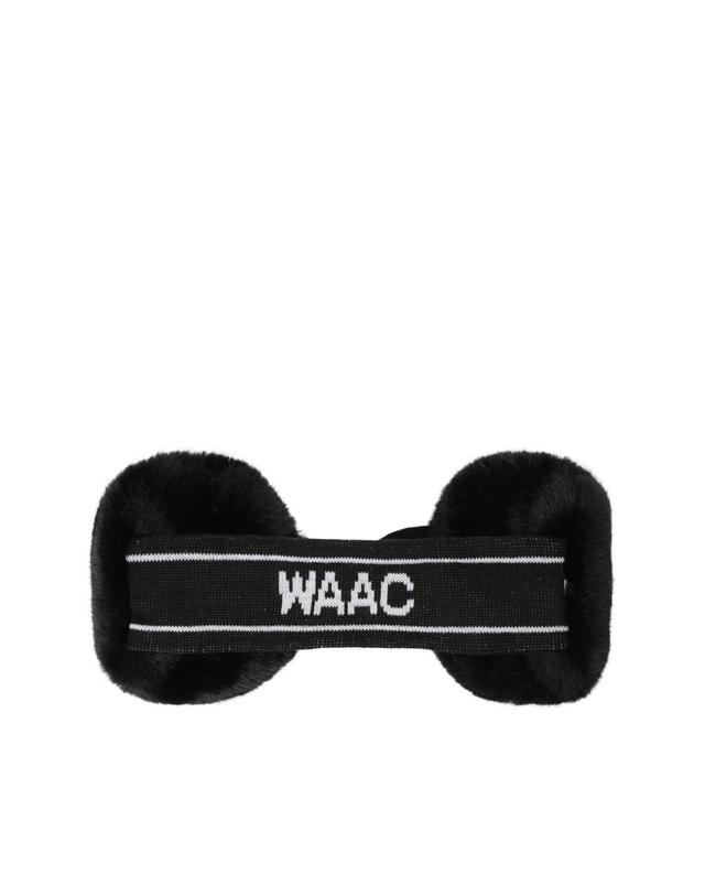 왁 [WAAC] Women Fur Ear Warmer WGGJX25774BKX 착용컷