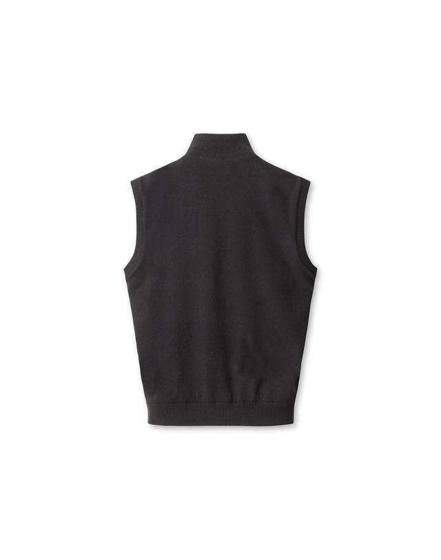 왁 [WAAC] Men Knit Hybrid Padding Vest WMWAW25805BKX 착용컷