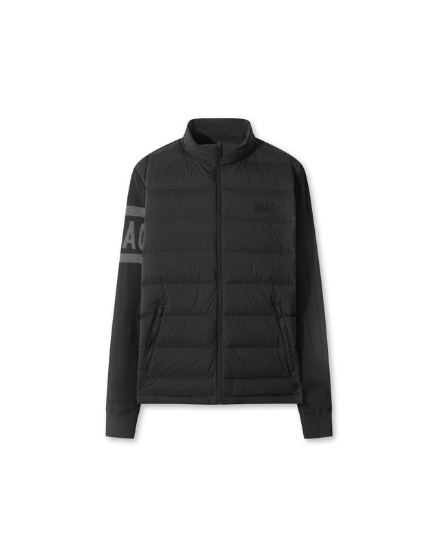 왁 [WAAC] Men Knit Hybrid Down Full Zip Jacket (Niblick) WMUAW25800BKX 착용컷