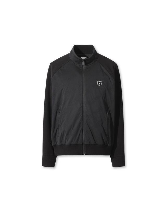 왁 [WAAC] Men Knit Hybrid Padding Jacket WMWAW25804BKX 착용컷