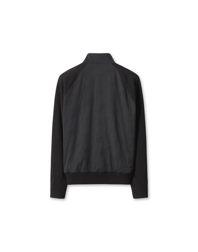 왁 [WAAC] Men Knit Hybrid Padding Jacket WMWAW25804BKX 착용컷