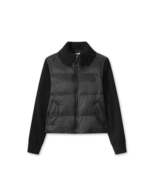 왁 [WAAC] Women Niblick Hybrid down jacket WWUAW25802BKX 착용컷