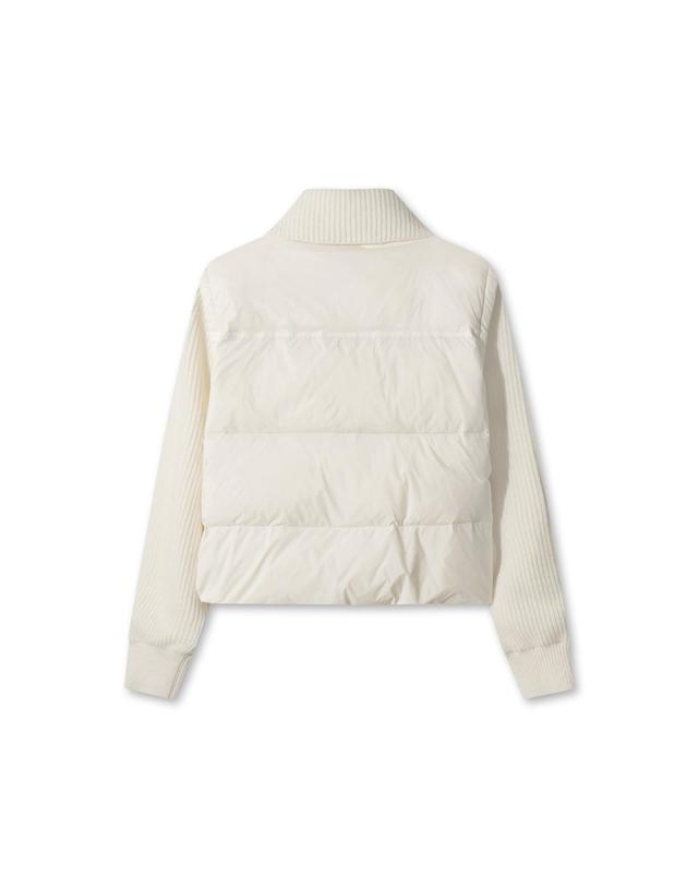 왁 [WAAC] Women Niblick Hybrid down jacket WWUAW25802IVX 착용컷