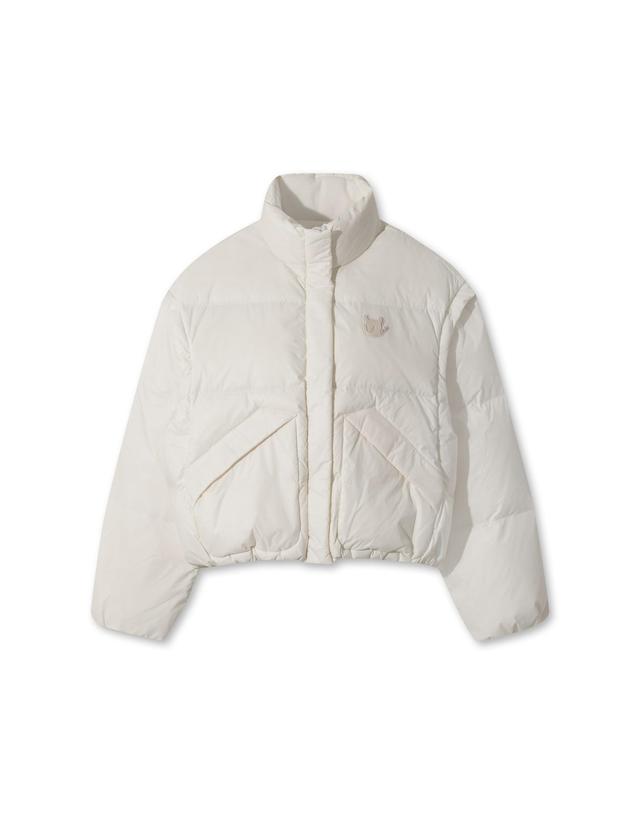 왁 [WAAC] Women Niblick 2-way down jumper WWUAW25803IVX 착용컷
