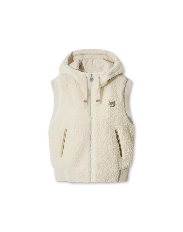 왁 [WAAC] Women Fleece vest WWVAW25803IVX 착용컷