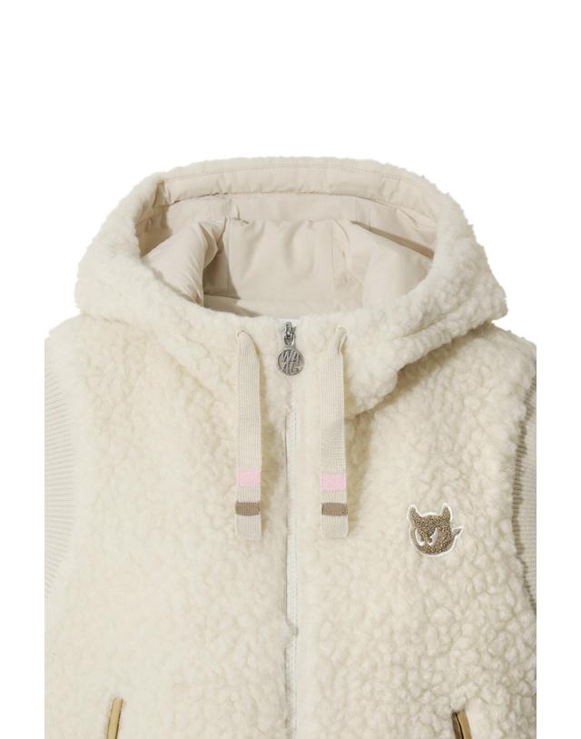 왁 [WAAC] Women Fleece vest WWVAW25803IVX 착용컷