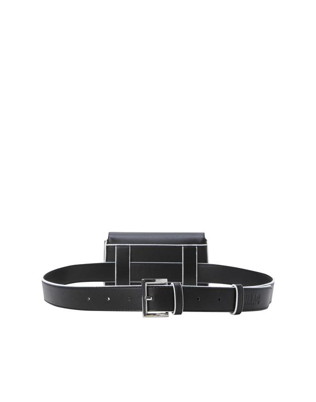 왁 [WAAC] Women Belt Bag (CO) WGBAX26111BKX 착용컷