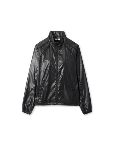 [WAAC] Logo embo zip-up jacket WWUAS26121BKX
