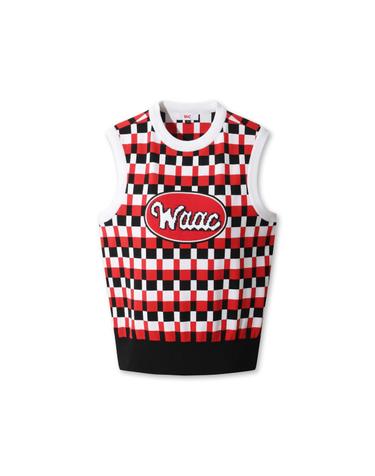 [WAAC] WAAC Logo Patch Knit Vest WWWAS26100REX