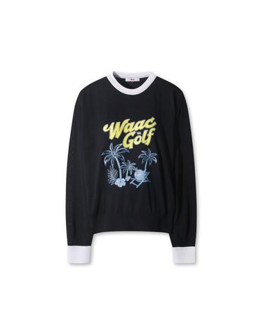 [WAAC] [Exclusive] Women Palm Tree Crewneck Sweater WWWAM26902NYX