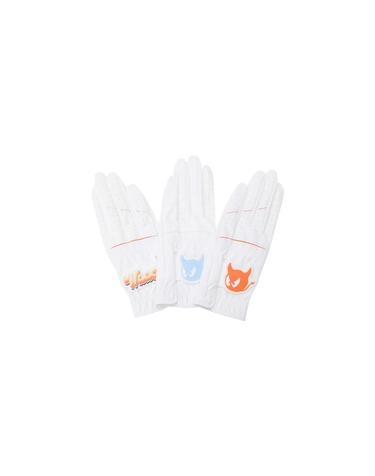 [WAAC] Women Synthetic Leather WAACKY Golf Gloves (3PACK) WGHCX26210ORX