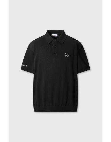 [WAAC] [Exclusive] Men WAACKY Essential Knit Polo WMWAM26901BKX