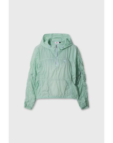 [WAAC] Women Shirring hoodie Anorak WWUAM26400MIX