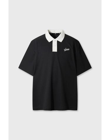 [WAAC X JONES] Mens Loose fit Polo WMTCM26271BKX