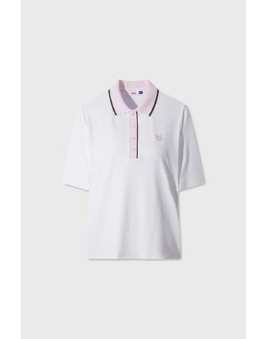 [WAAC] Athletic Slim Fit Rib Polo WLTCM26404WHX