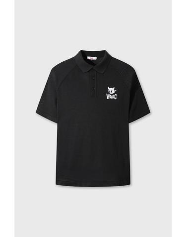 [WAAC] PLAYER EDITION Men Emblem Knit Polo WMWAM26200BKX