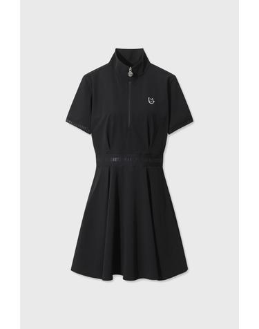 [WAAC] Cool Tricot Half-Zip Dress WWTCM26405BKX