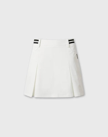[WAAC] [Exclusive] Unbalanced line pleats skort WWKCM26901IVX