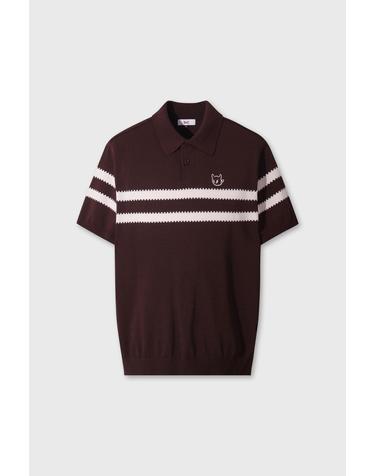 [WAAC] Men WAACKY Stirpe Knit Polo WMWAA26604WID