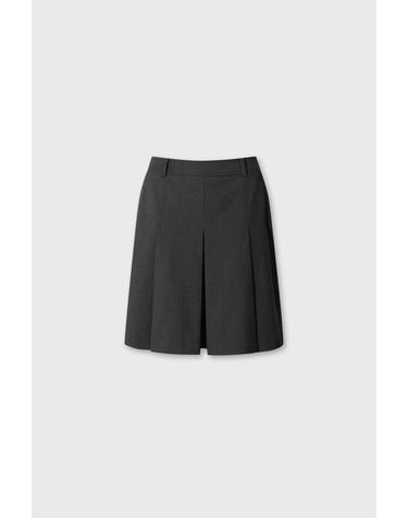 왁 [WAAC] Women Pleats bernuda pants WWPNA26603GYD