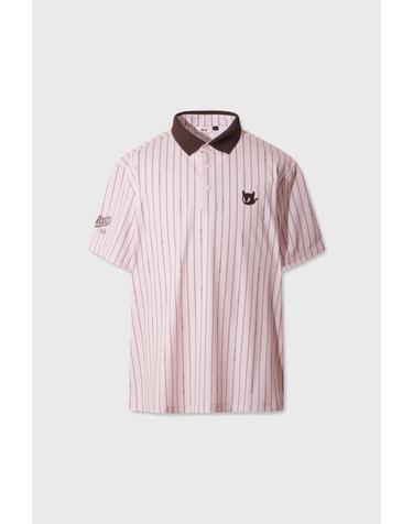 [WAAC] WAACKY Stripe Print Polo WMTCM26501PIL