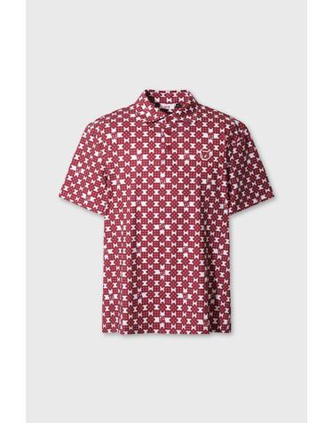 Men WAACKY Geometric Patterned Polo WMTCA26603WIX