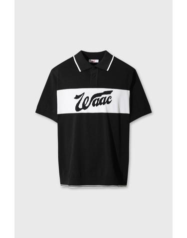 Men Twisted Knit Polo WMWAA26603BKX