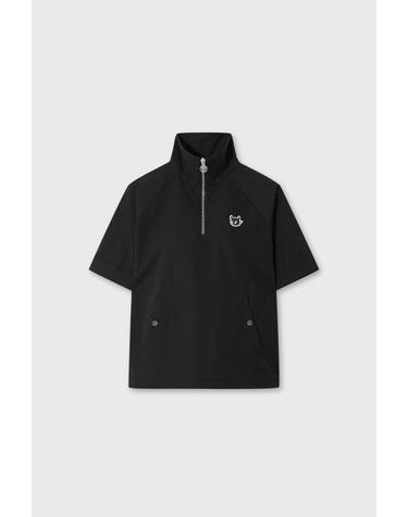 Women Woven Quarter-zip Anorak WWTCA26603BKX
