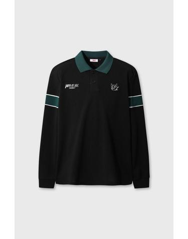 [WAAC] Men WAACKY Point Pique Polo WMTBA26601BKX