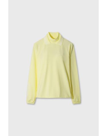 [WAAC] Women Fleece High Neck Pullover WWTBW26701YEL