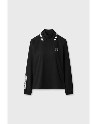 [WAAC] Women Fleece High Neck Pullover WWTBW26701BKX