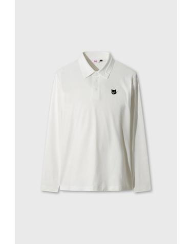 [WAAC] WAACKY Men Embossed Fleece Polo WMTBW26702IVX
