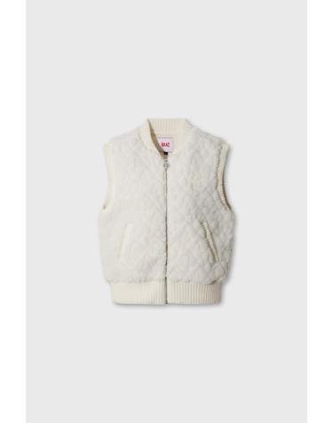 [WAAC] Women Jacquard vest WWVAW26804IVX