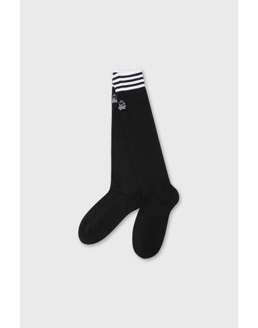 [WAAC] Women Stripe Knee Socks WGLCX26712BKX
