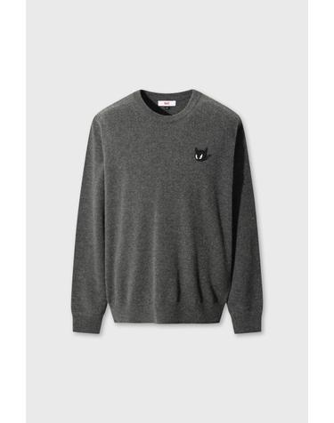 왁 [WAAC] [Exclusive] Men WTO Cashmere Wholegarment Sweater WMWAW26930GYD