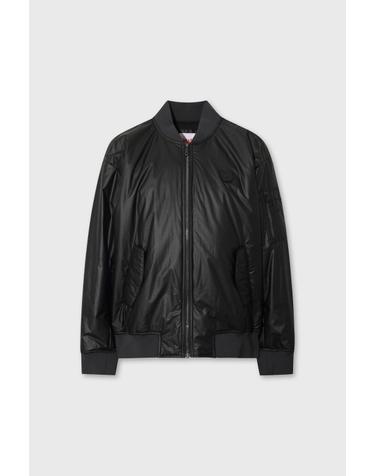 [WAAC] Men Leather-like Stadium Jacket WMUAW26706BKX