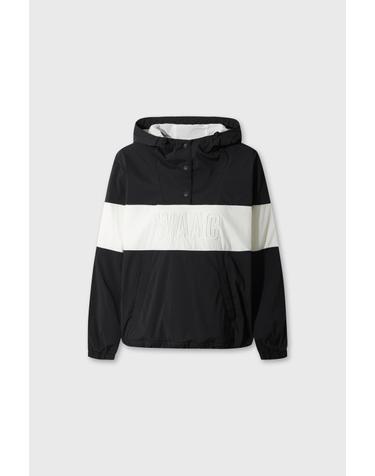 [WAAC] Women Fleece-lined Woven Anorak WWTBW26704BKX